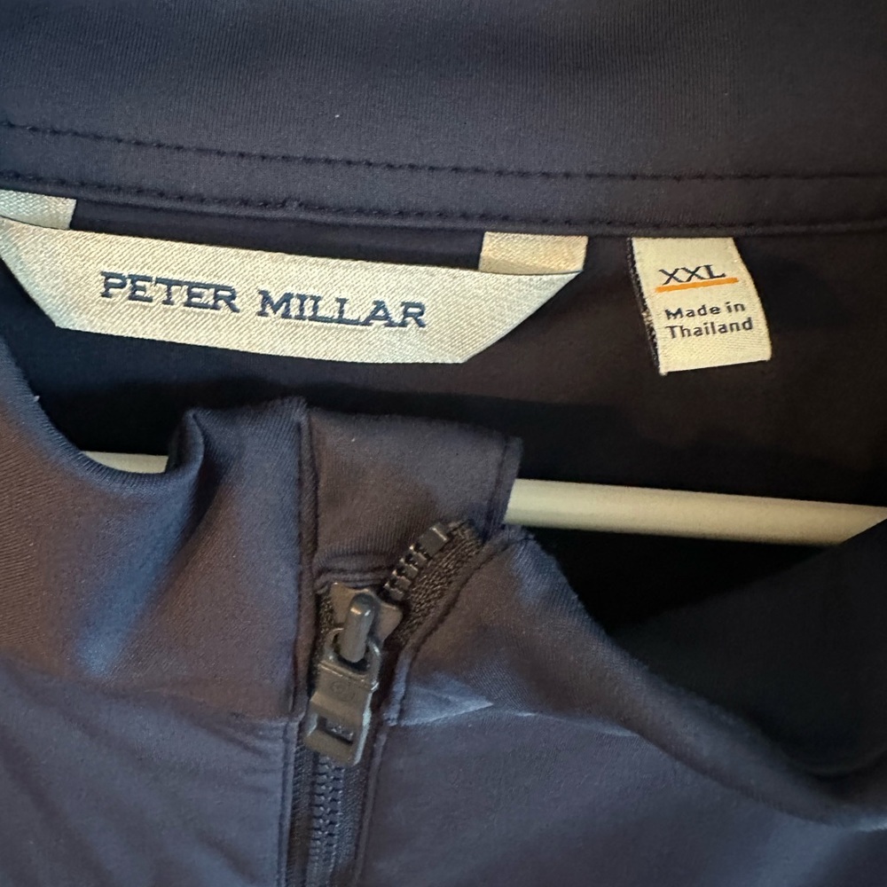 Peter Millar‎ Midnight Blue Zip-Up Jacket Size XXL - Picture 3 of 6